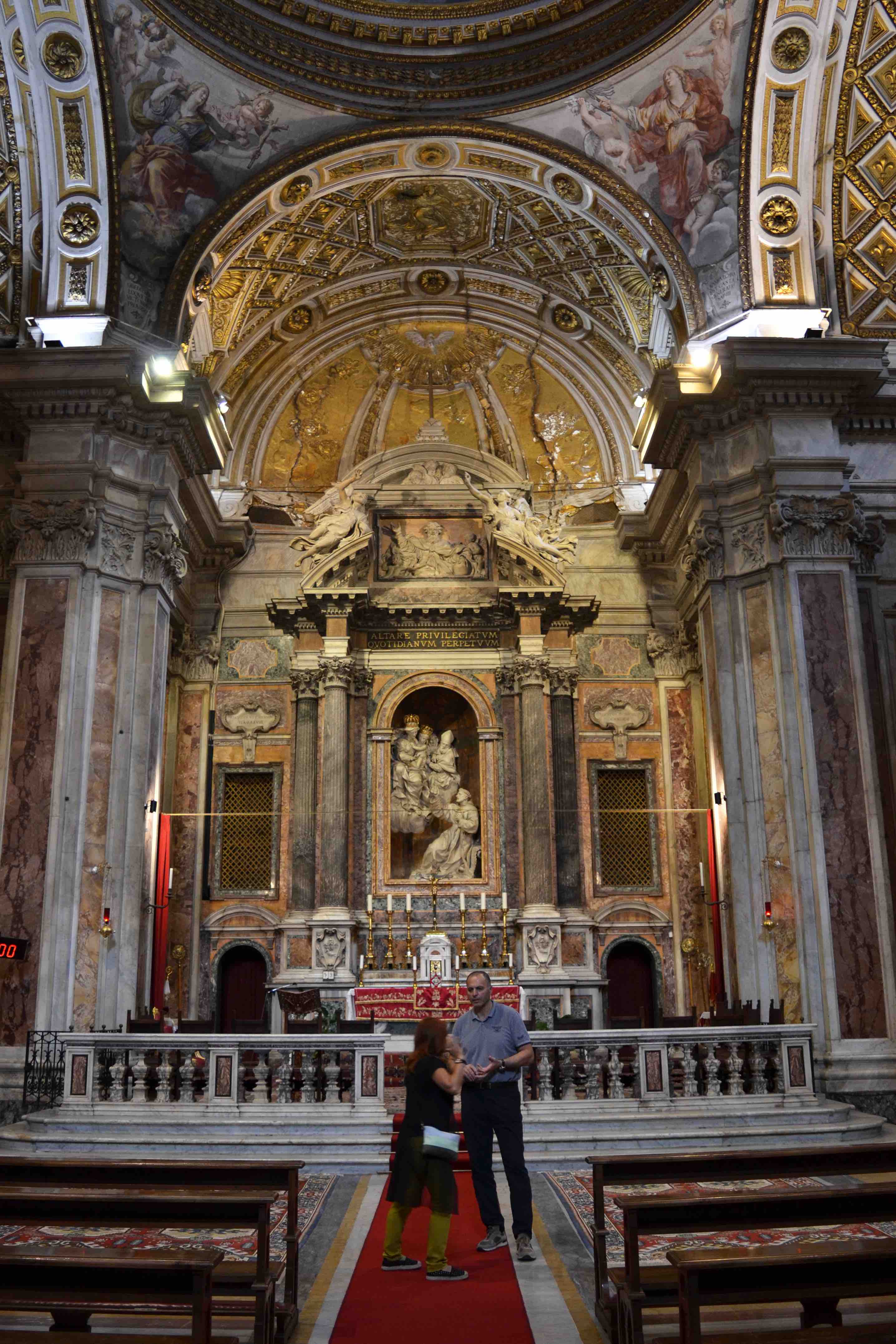 Interior of Church of San Nicola da Tolentino adjacent to Collegio Armeno